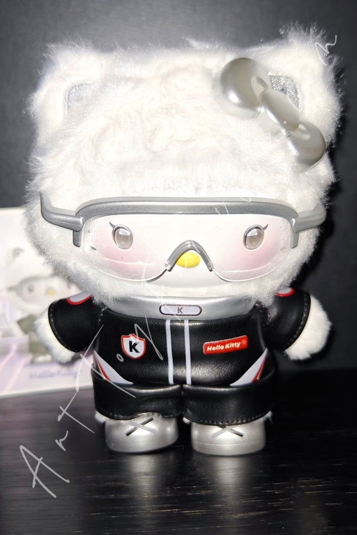 Miniso Sanrio Characters Cyber Age Series Vinyl Plush Pendant Blind Box Hello Kitty Black (Secret)