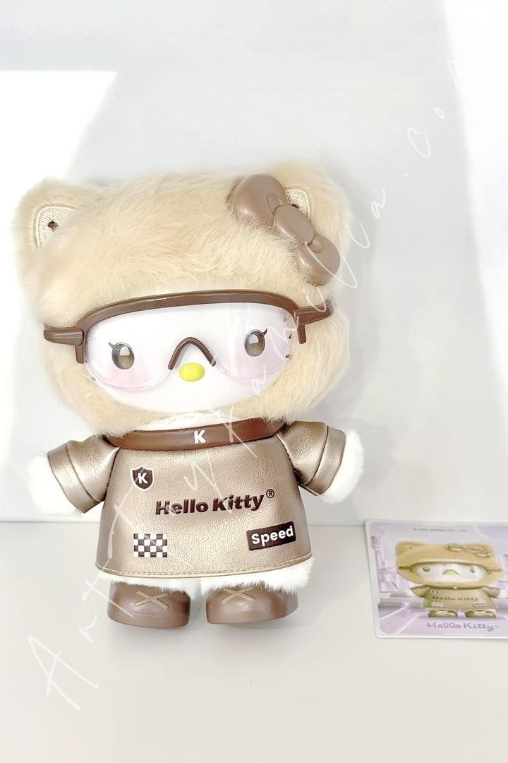 Miniso Sanrio Characters Cyber Age Series Vinyl Plush Pendant Blind Box Hello Kitty Brown