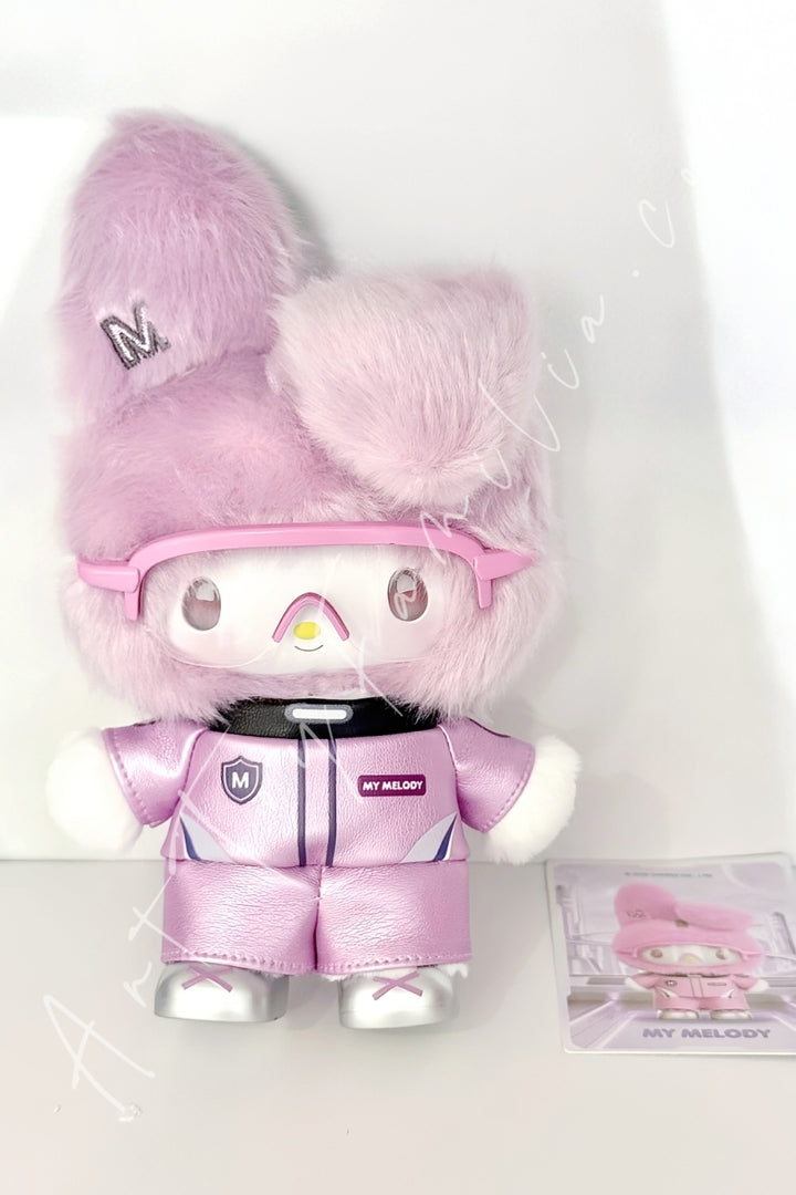 Miniso Sanrio Characters Cyber Age Series Vinyl Plush Pendant Blind Box My Melody Pink