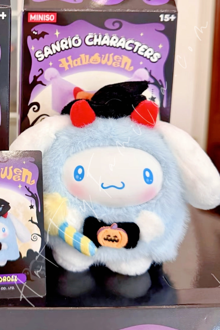Miniso Sanrio Characters Halloween Series Vinyl Plush Cinnamoroll