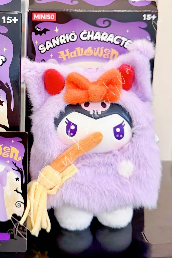 Miniso Sanrio Characters Halloween Series Vinyl Plush Kuromi