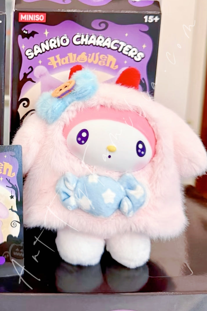 Miniso Sanrio Characters Halloween Series Vinyl Plush My Melody
