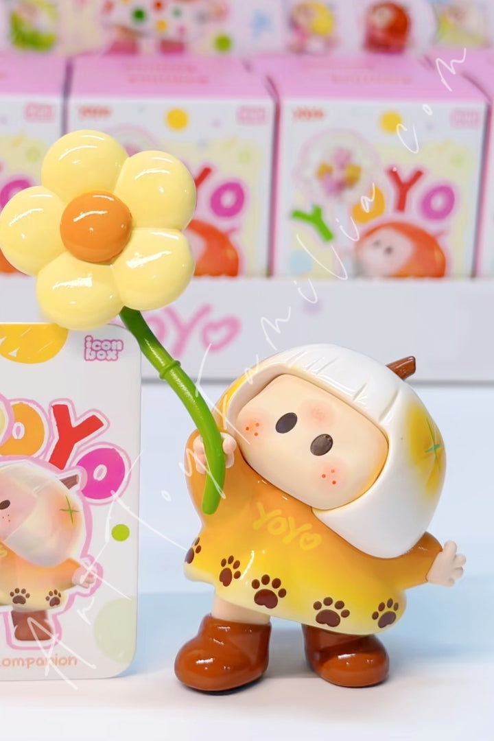 Miniso Yoyo Heartfelt Wishes Series Tilted Head Figure Blind Box Companion