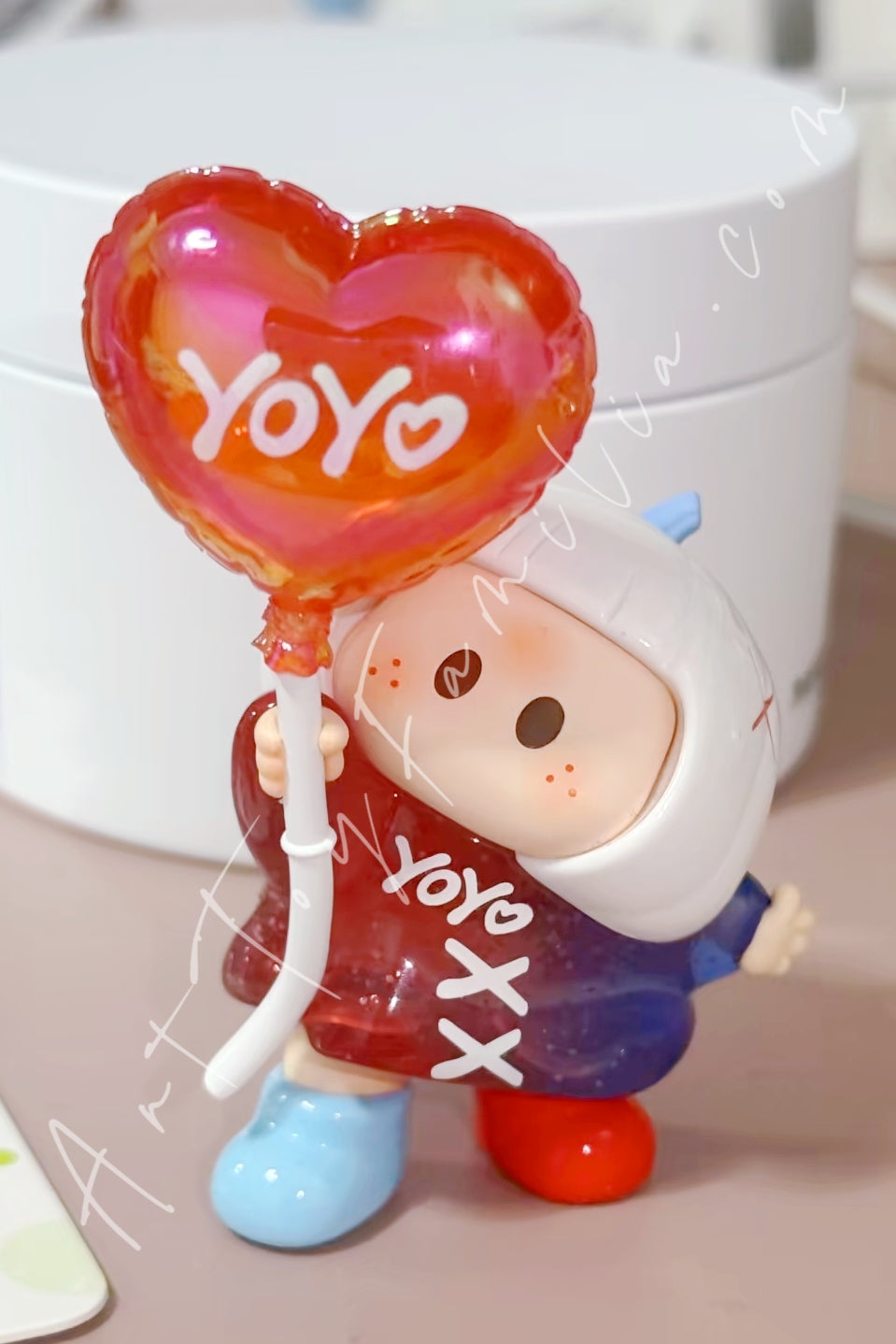 Miniso Yoyo Heartfelt Wishes Series Tilted Head Figure Blind Box Courage(Special)