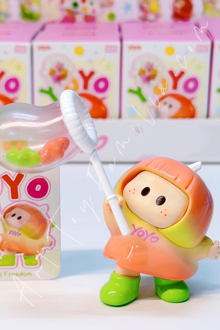 Miniso Yoyo Heartfelt Wishes Series Tilted Head Figure Blind Box Freedom