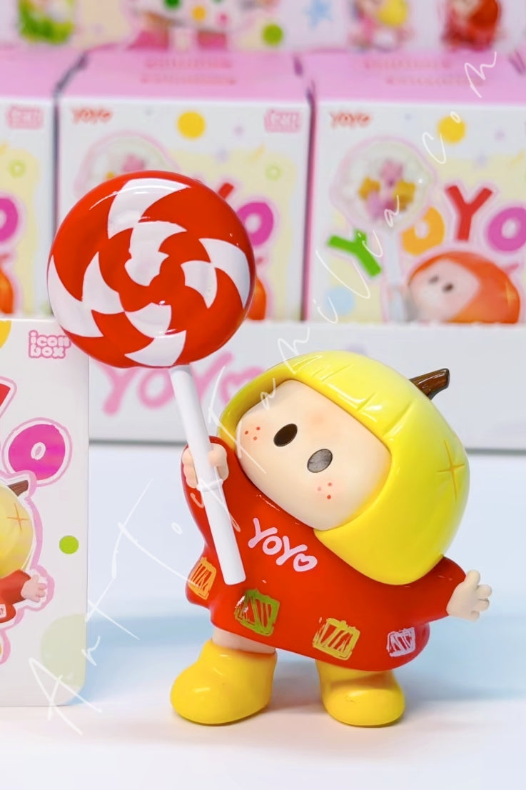 Miniso Yoyo Heartfelt Wishes Series Tilted Head Figure Blind Box Fun