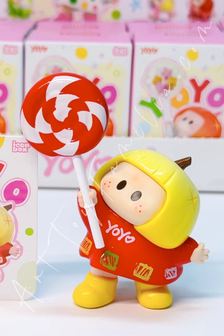 Miniso Yoyo Heartfelt Wishes Series Tilted Head Figure Blind Box Fun