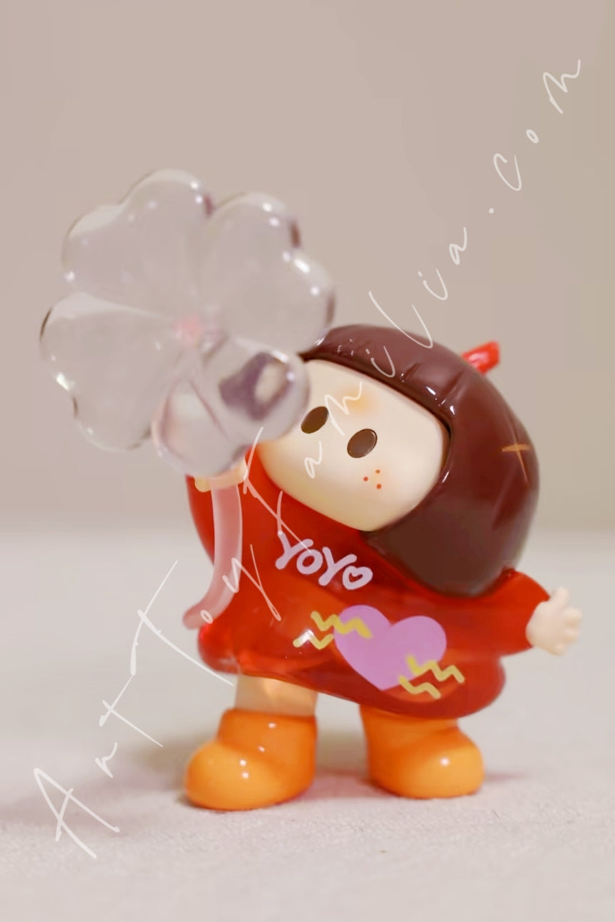 Miniso Yoyo Heartfelt Wishes Series Tilted Head Figure Blind Box Happiness