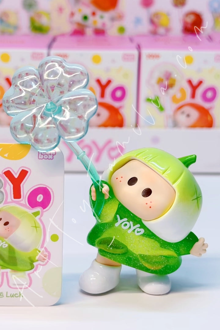 Miniso Yoyo Heartfelt Wishes Series Tilted Head Figure Blind Box Luck
