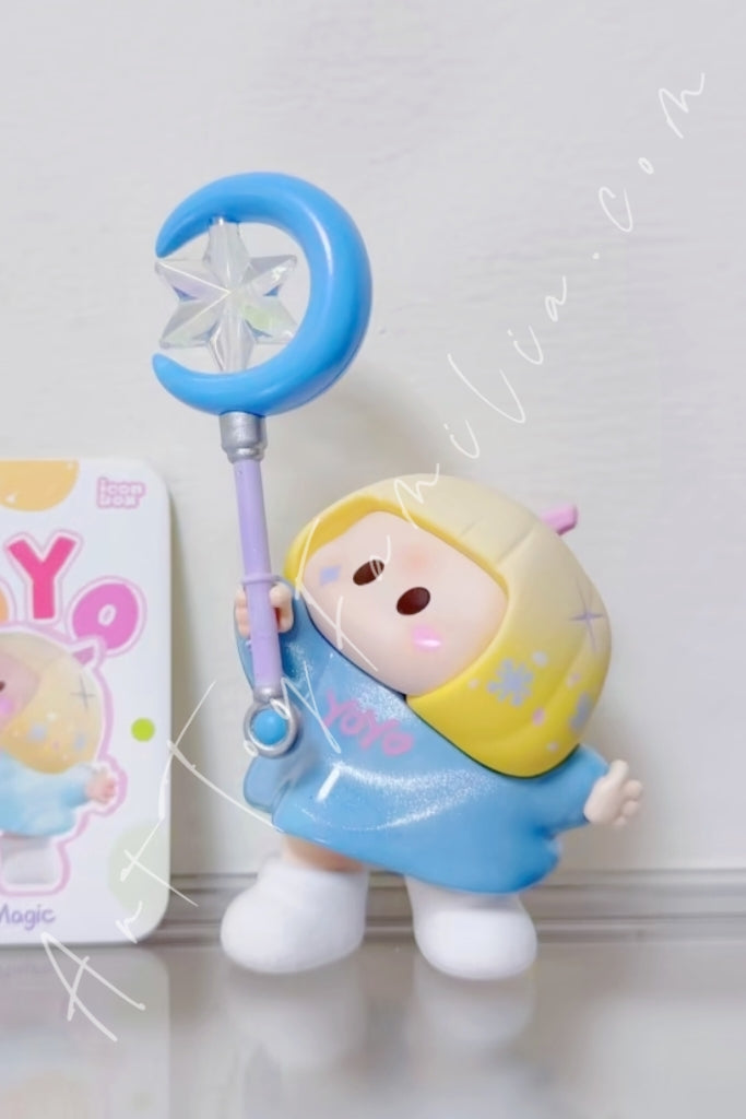 Miniso Yoyo Heartfelt Wishes Series Tilted Head Figure Blind Box Magic(Secret)