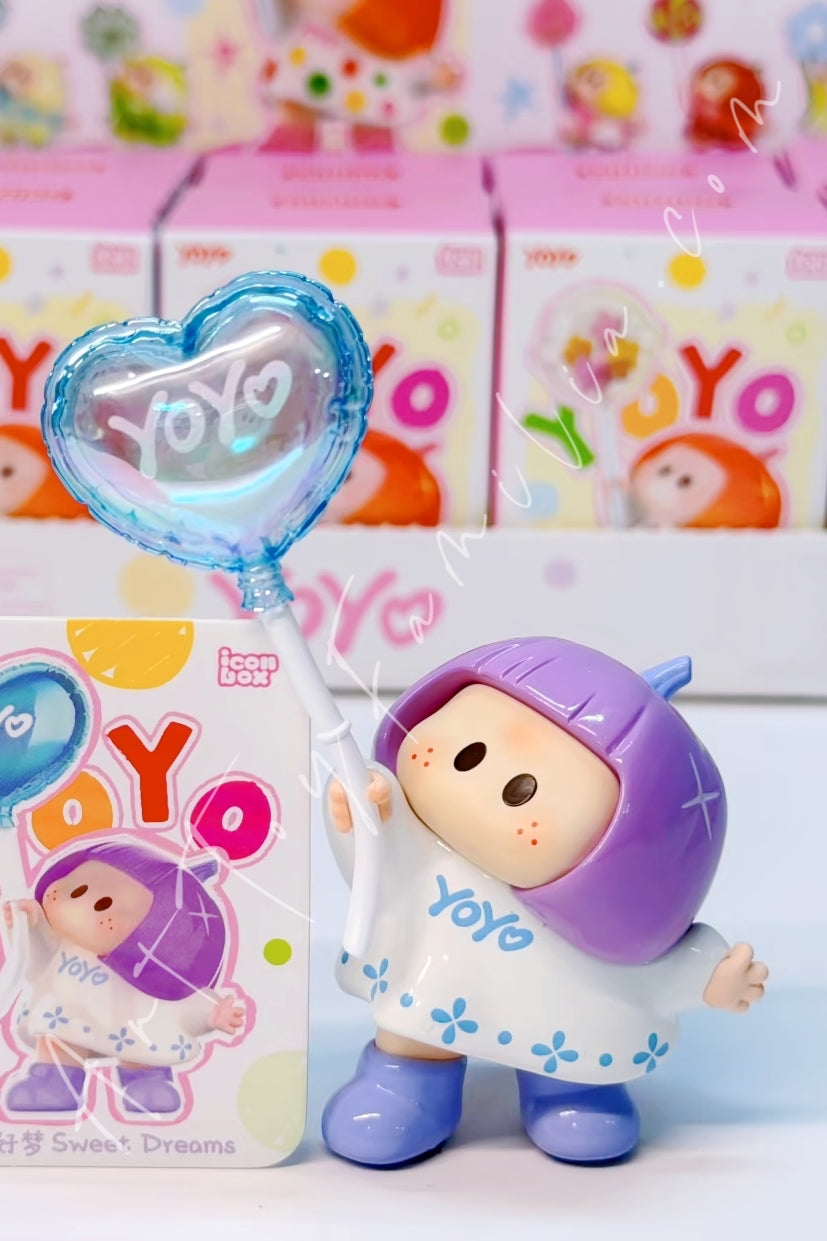Miniso Yoyo Heartfelt Wishes Series Tilted Head Figure Blind Box Sweet Dreams