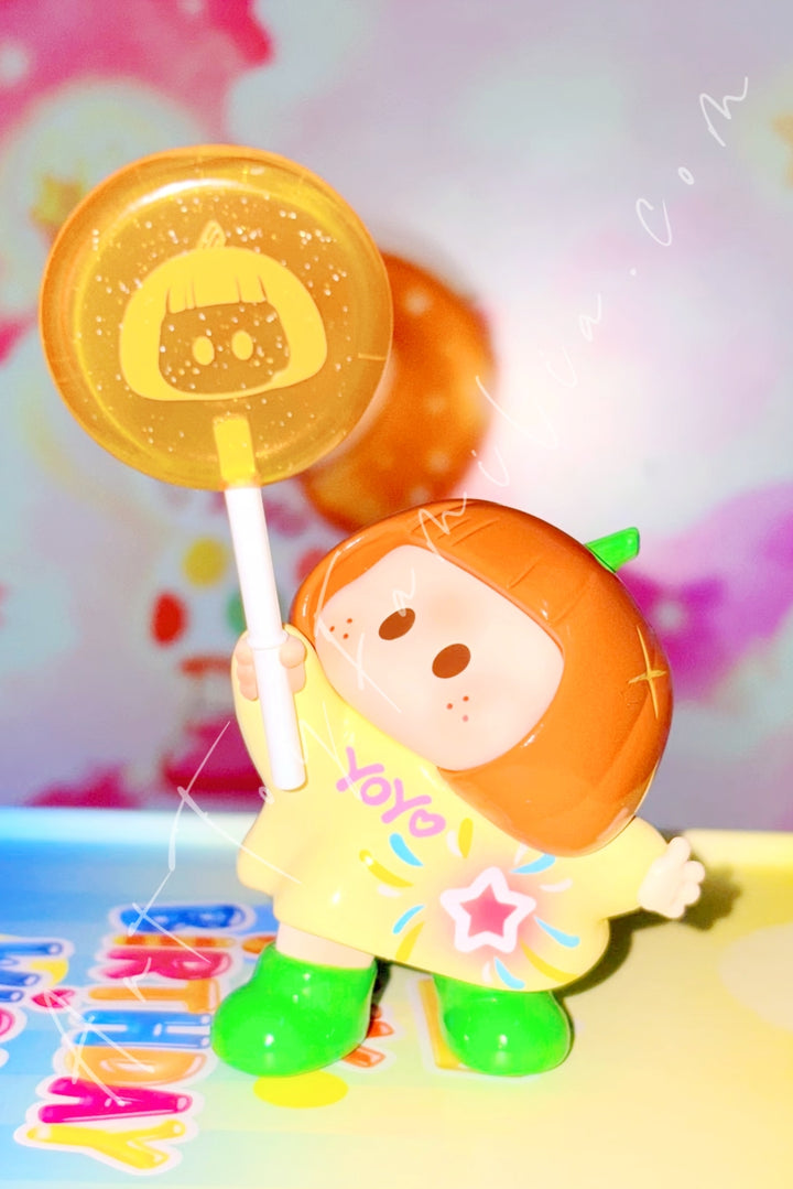Miniso Yoyo Heartfelt Wishes Series Tilted Head Figure Blind Box Wealth(Special)