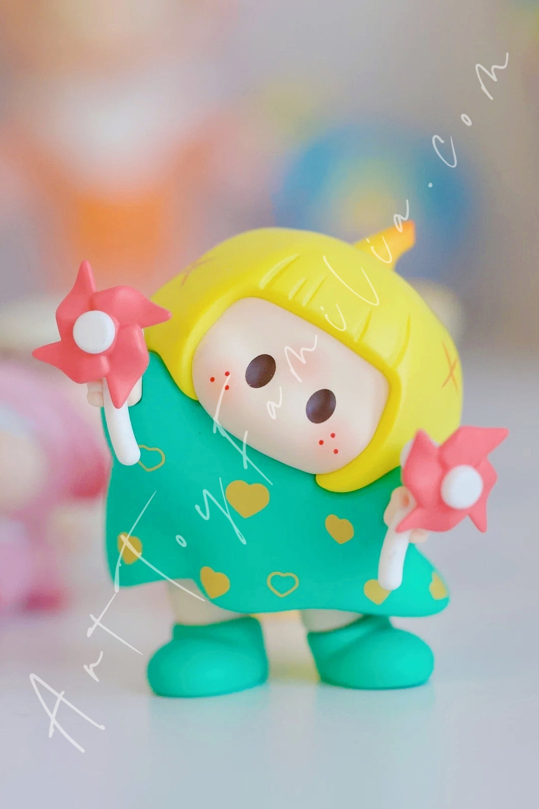 Miniso Yoyo Tilted Head Series Green Field Spin