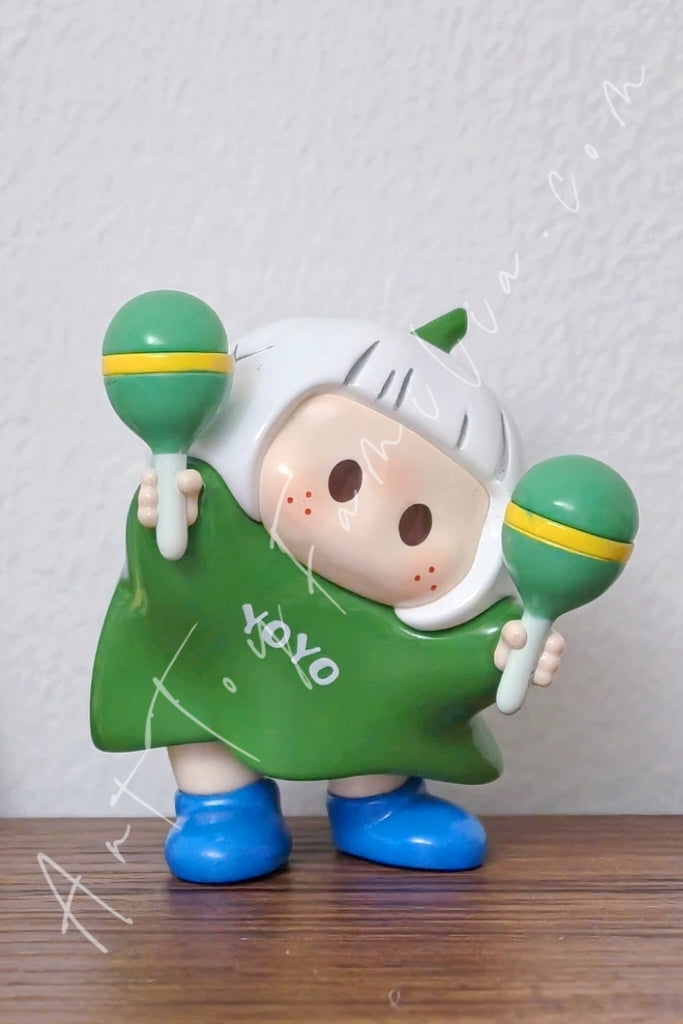 Miniso Yoyo Tilted Head Series Green Wild Maraca