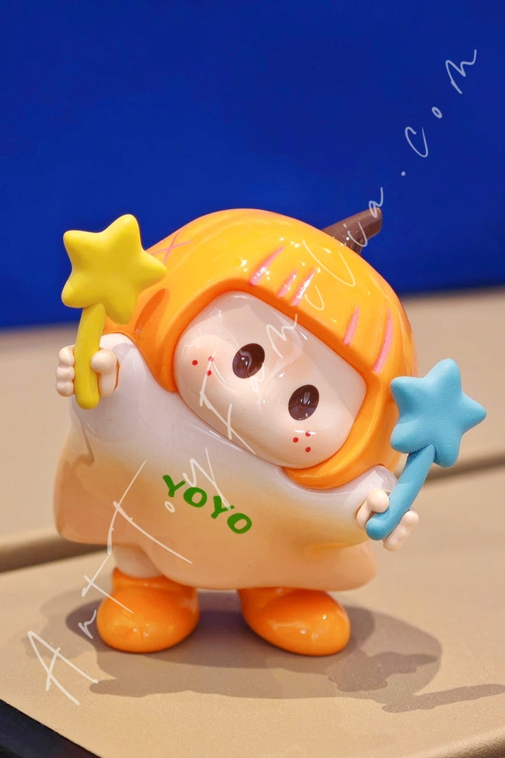 Miniso Yoyo Tilted Head Series Light Orange Star