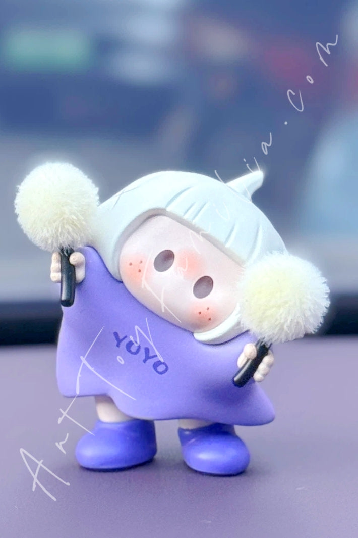 Miniso Yoyo Tilted Head Series Purple Charm Pupu