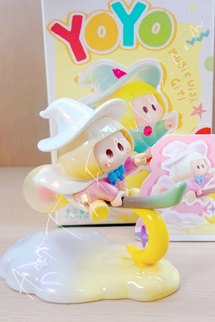 Miniso Yoyo Wish Magical Girl Series Figures Cellophane Candy Witch(Secret)