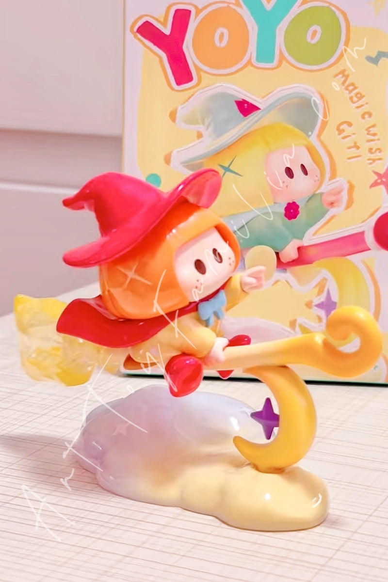 Miniso Yoyo Wish Magical Girl Series Figures Orange Witch