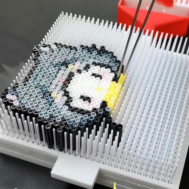 Multi-Layer Mass-Producible Perler Bead Board - 5 Layers Vertical