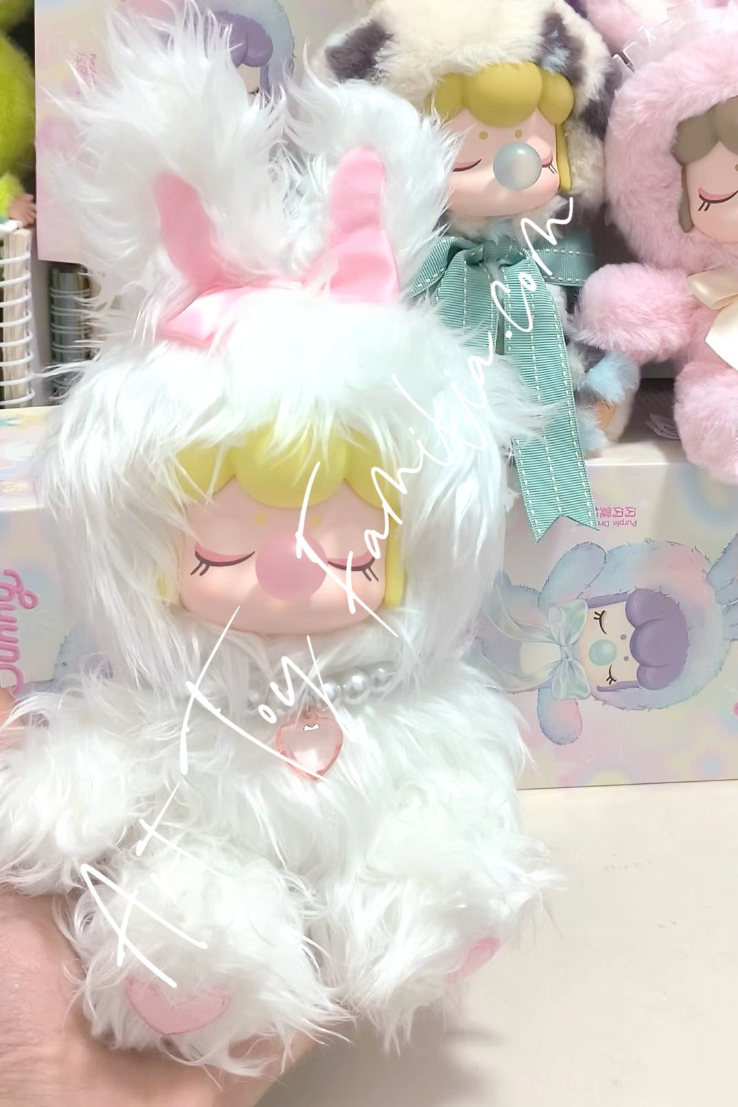 その他 Nanci Shining Bunny purple dreamer Nanci Shining Bunny Series Plush - 闪光毛绒小兔系列 – Art