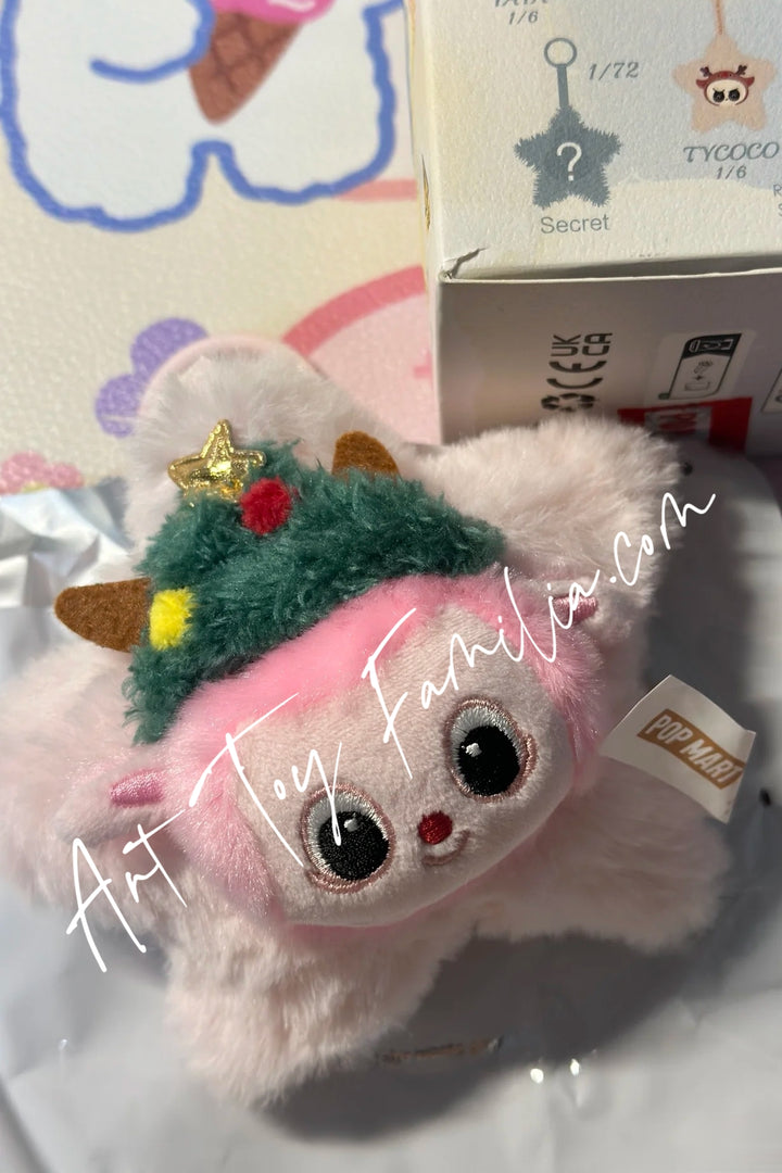 the monsters classic series sparkly plush pendant blind box 经典系列闪闪毛绒挂件 6 Confirmed Figures(opened box sealed bag)   6个确认款