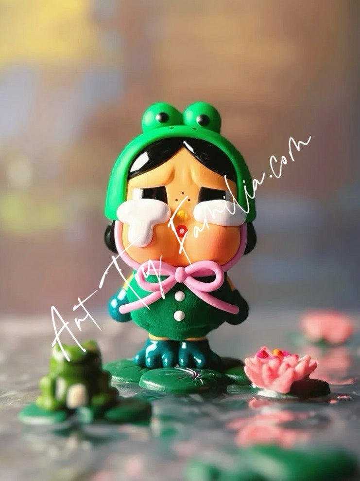 POPMART CRYBABY Crying Again Series Blind Box What a Frog 