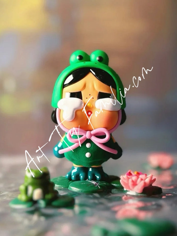 POPMART CRYBABY Crying Again Series Blind Box What a Frog 