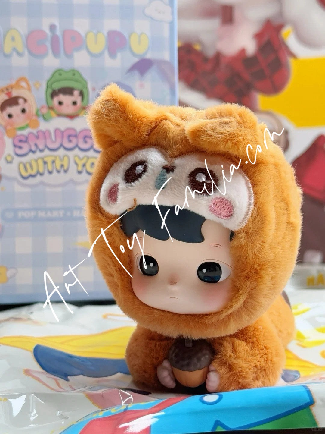 POPMART Hacipupu Snuggle With You Series Cuddly Squirrel