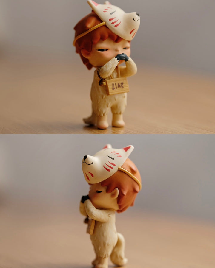 POP MART HIRONO The Other One Series — The Fox figure front & side view