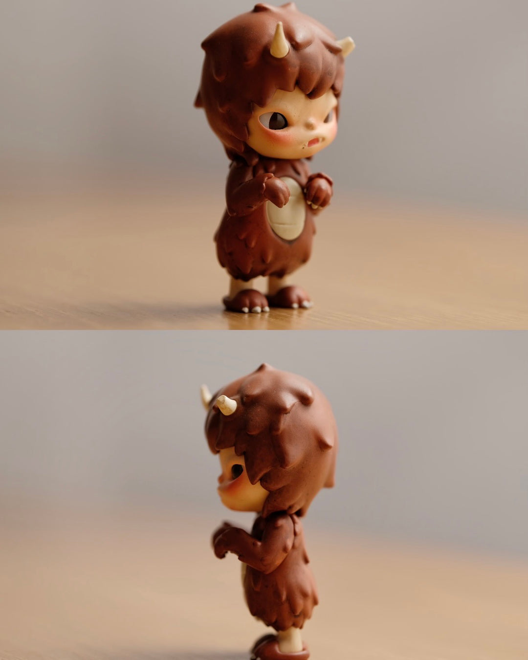 POP MART HIRONO The Other One Series — The Monster figure front & side view