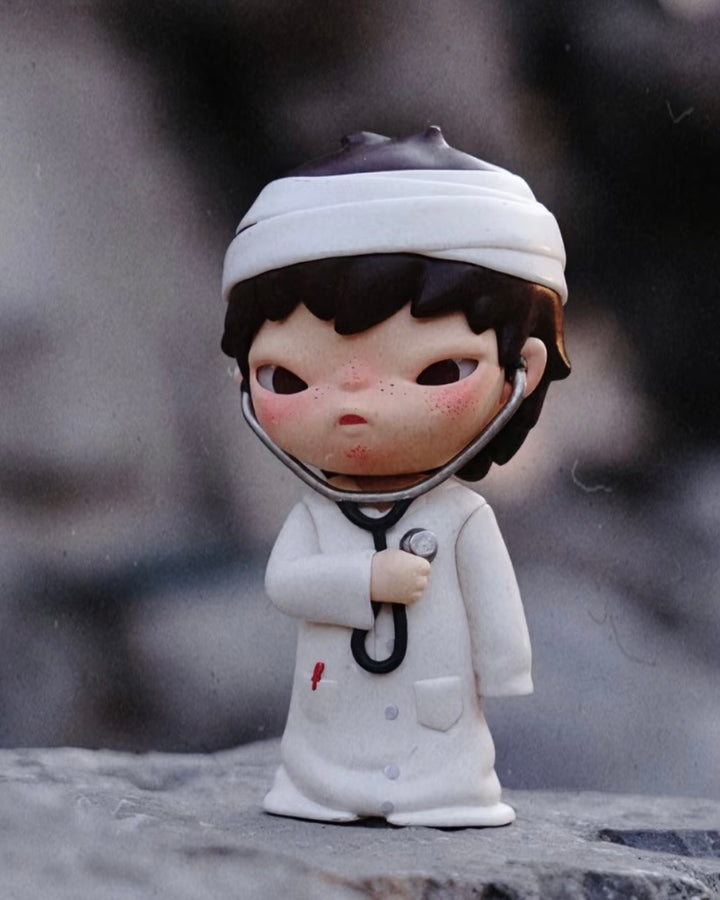 POP MART Hirono City of Mercy Series — Healer figure front view
