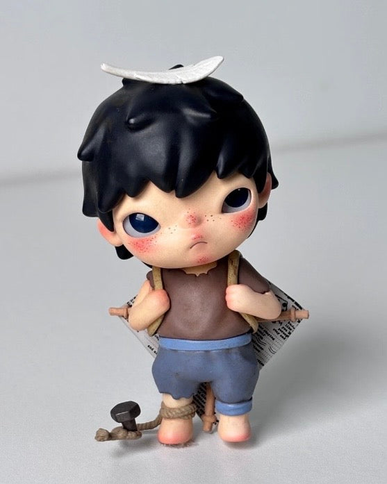 POP MART Hirono Mime Series — Patience front view