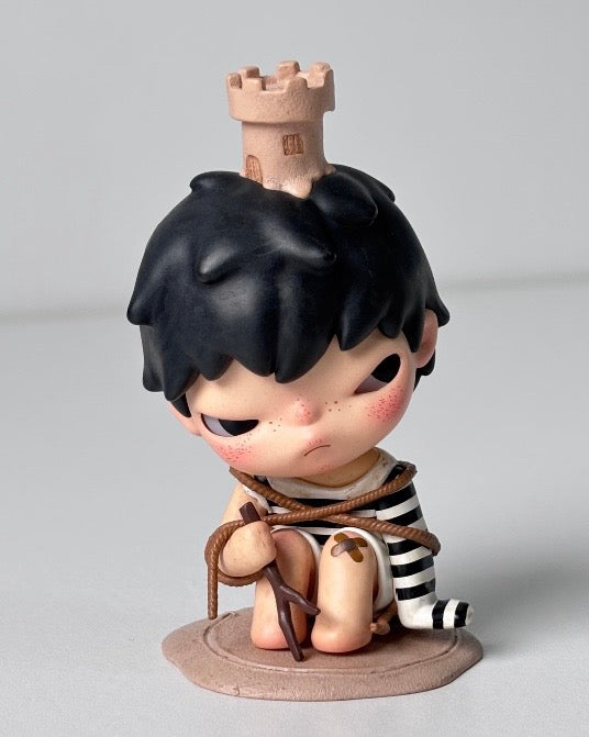 POP MART Hirono Mime Series — Prison front view