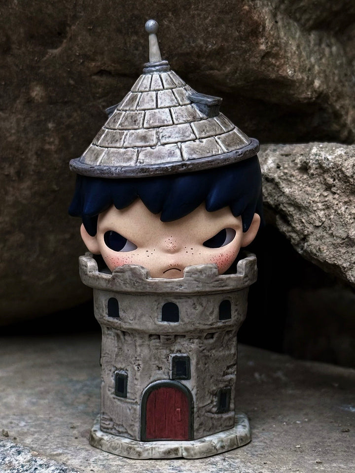 POP MART Hirono Shelter Series Fort front view