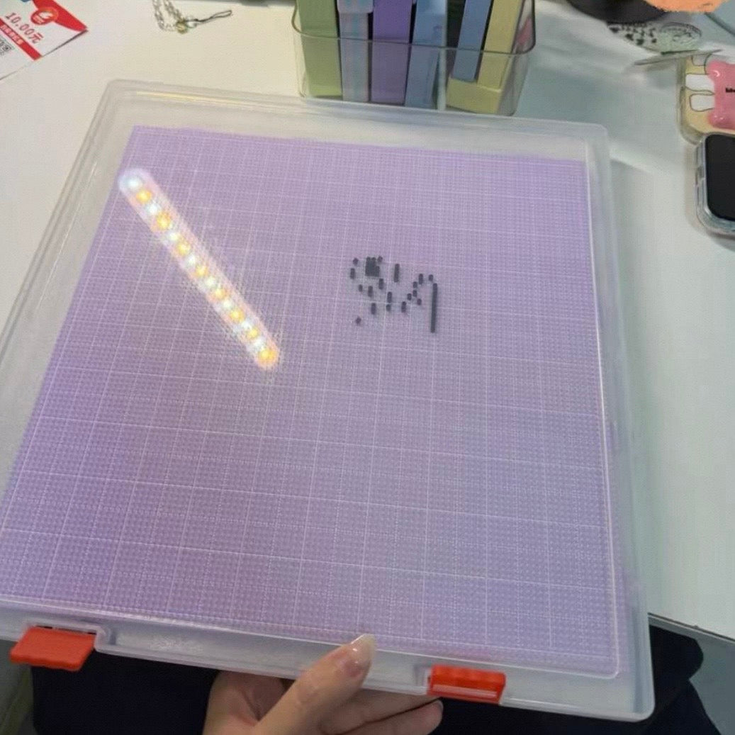 Pause Bead Box - 2.6mm Perler Bead Holder with Secure Lid, Prevents Spills