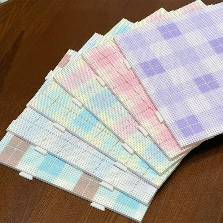 Plaid Series 78-Peg Perler Bead Board - Original Design, Matte Finish, Extended Pegs, Heat-Resistant, for 2.6mm Beads