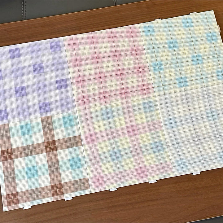 Plaid Series 78-Peg Perler Bead Board - Original Design, Matte Finish, Extended Pegs, Heat-Resistant, for 2.6mm Beads