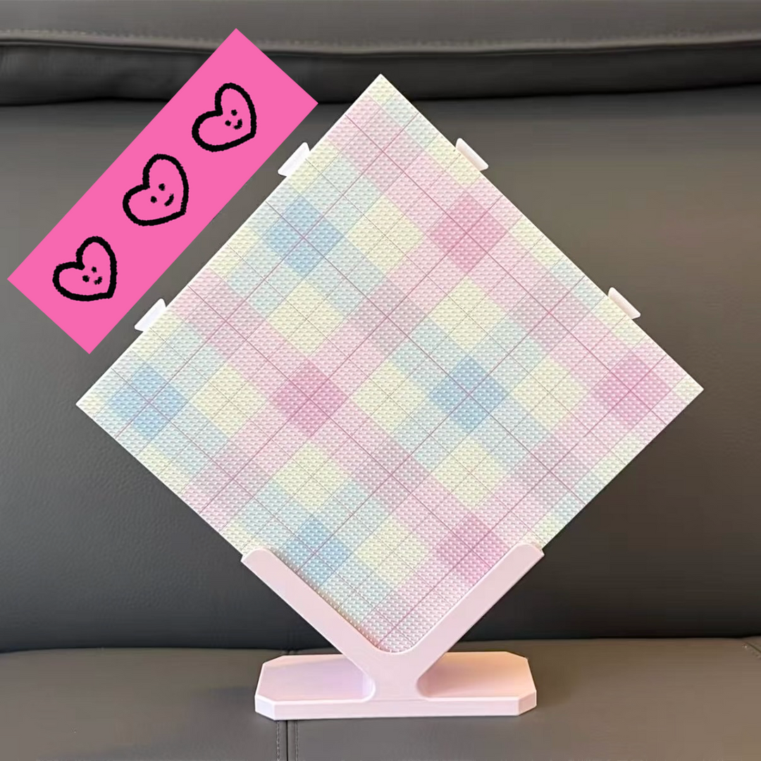 Plaid Series 78-Peg Perler Bead Board - Original Design, Matte Finish, Extended Pegs, Heat-Resistant, for 2.6mm Beads