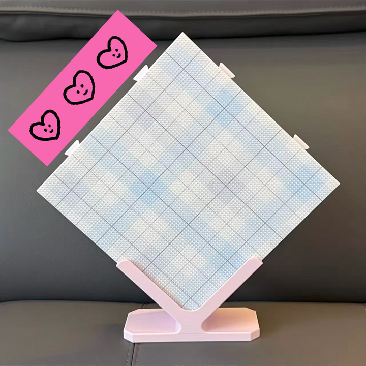 Plaid Series 78-Peg Perler Bead Board - Original Design, Matte Finish, Extended Pegs, Heat-Resistant, for 2.6mm Beads