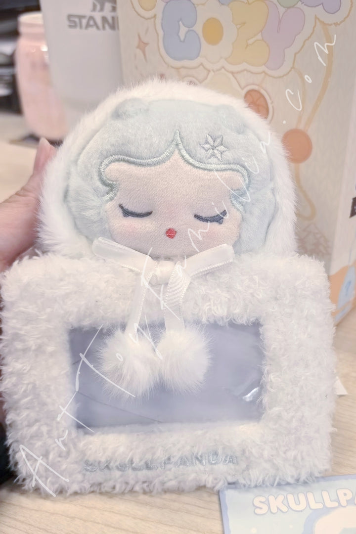 Pop Bean Fluffy & Cozy Series Card Holder Pendant Skullpanda Fuzzy Snowman(Secret)