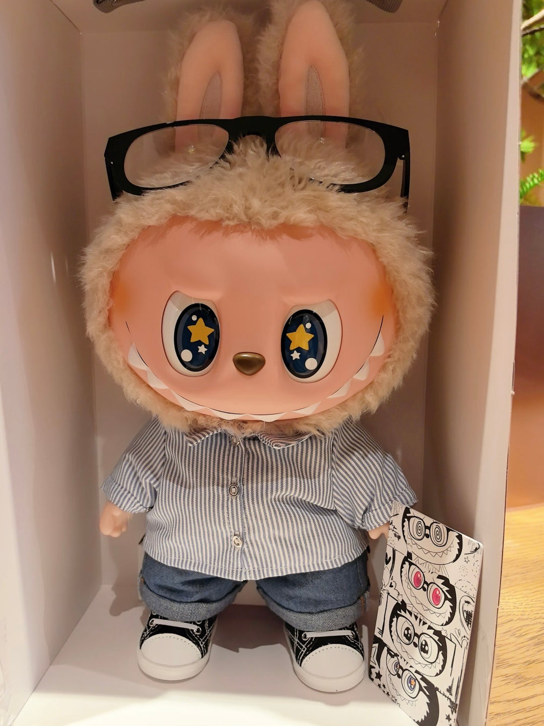 Pop Mart The Monsters Labubu Flip With Me Vinyl Plush Doll Front