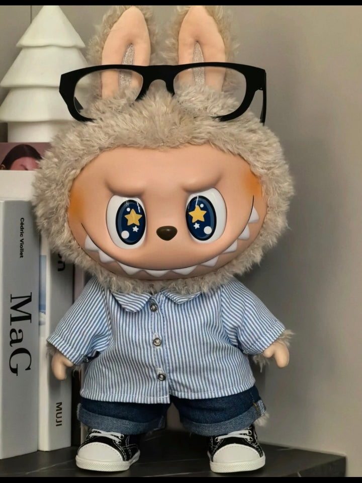 Pop Mart The Monsters Labubu Flip With Me Vinyl Plush Doll Sparkly Eyes