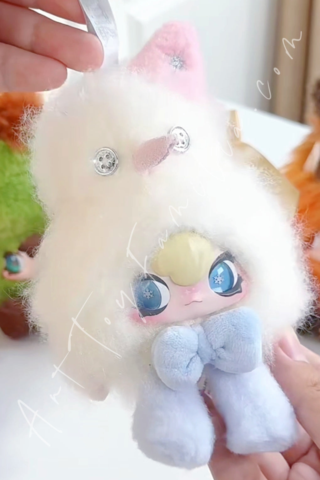 Popmart 1001MOONS The Moonlight Gathering Guide Series Plush Doll Pendant My First Snowman