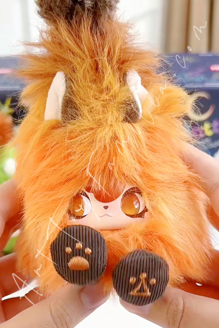 Popmart 1001MOONS The Moonlight Gathering Guide Series Plush Doll Pendant The Moonlit Fox
