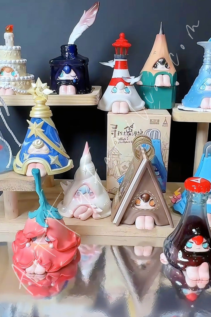 Popmart 1001Moons Where's The Elephant Slide Series Sealed Fullset