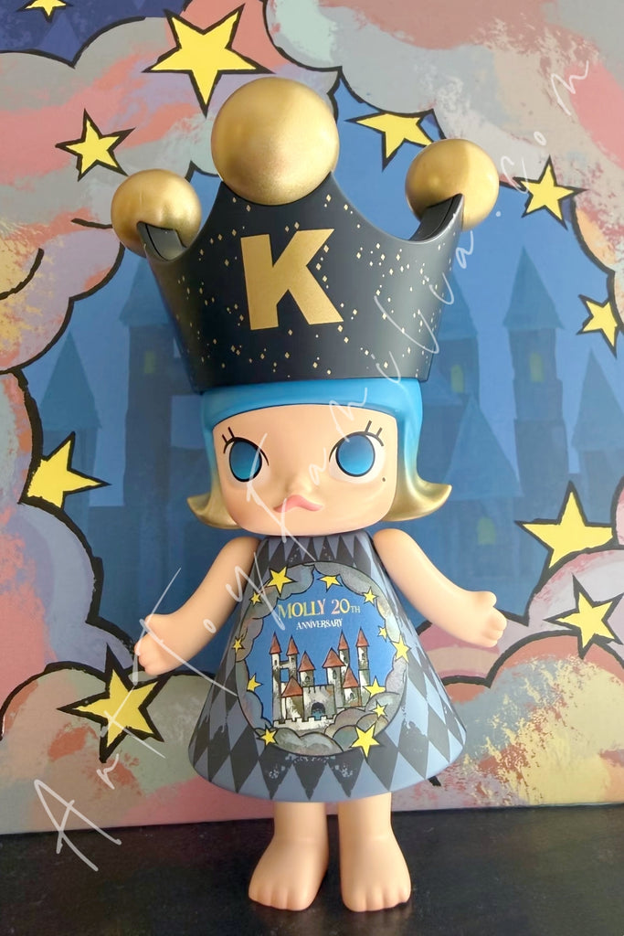 POP MART 100% MEGA Royal Molly 100% Molly 20th Anniversary – Art