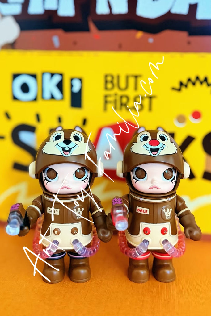 限定品popmart MEGA SPACE MOLLY 100% チップとデール 100% MEGA Space Molly 100% Chip 'N' Dale - 奇奇&蒂蒂100