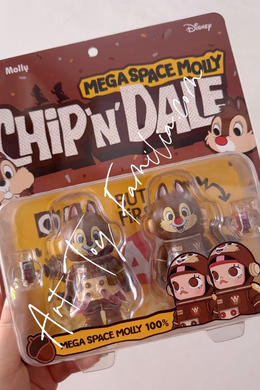 Popmart 100% MEGA Space Molly 100% Chip 'N' Dale