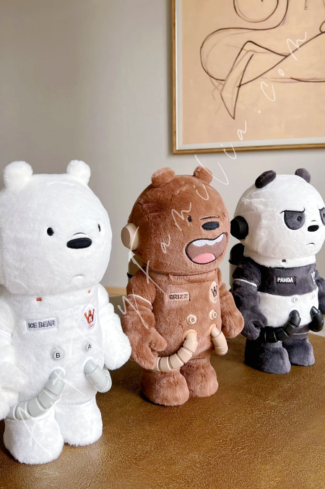 400% MEGA Space Molly 400% We Bare Bears - 咱们裸熊400% – Art Toy