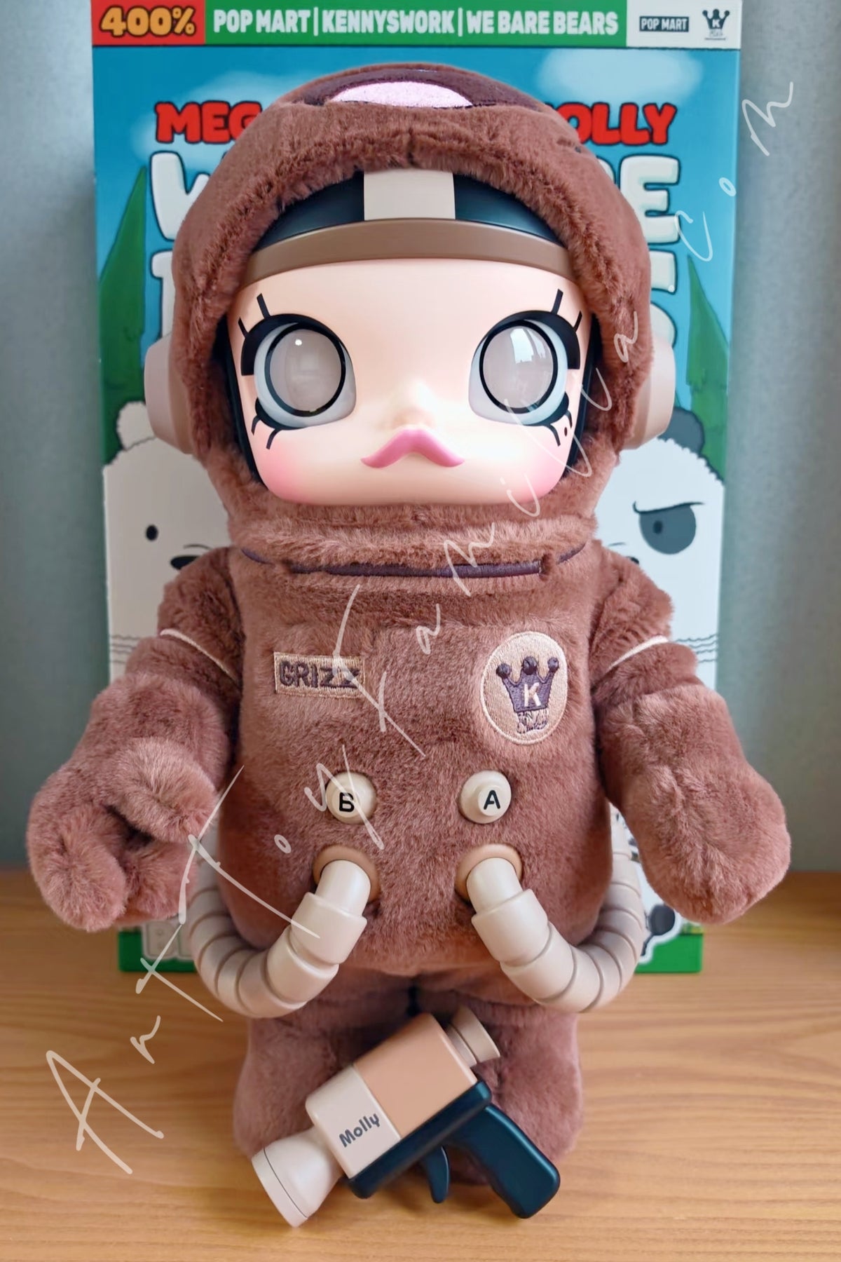 400% MEGA Space Molly 400% We Bare Bears - 咱们裸熊400% – Art Toy